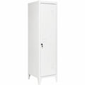 Armoire vestiaire 1 porte en m¨¦tal design industriel