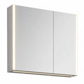 Armoire de salle de bains avec miroir et ¨¦clairage LED r¨¦glable