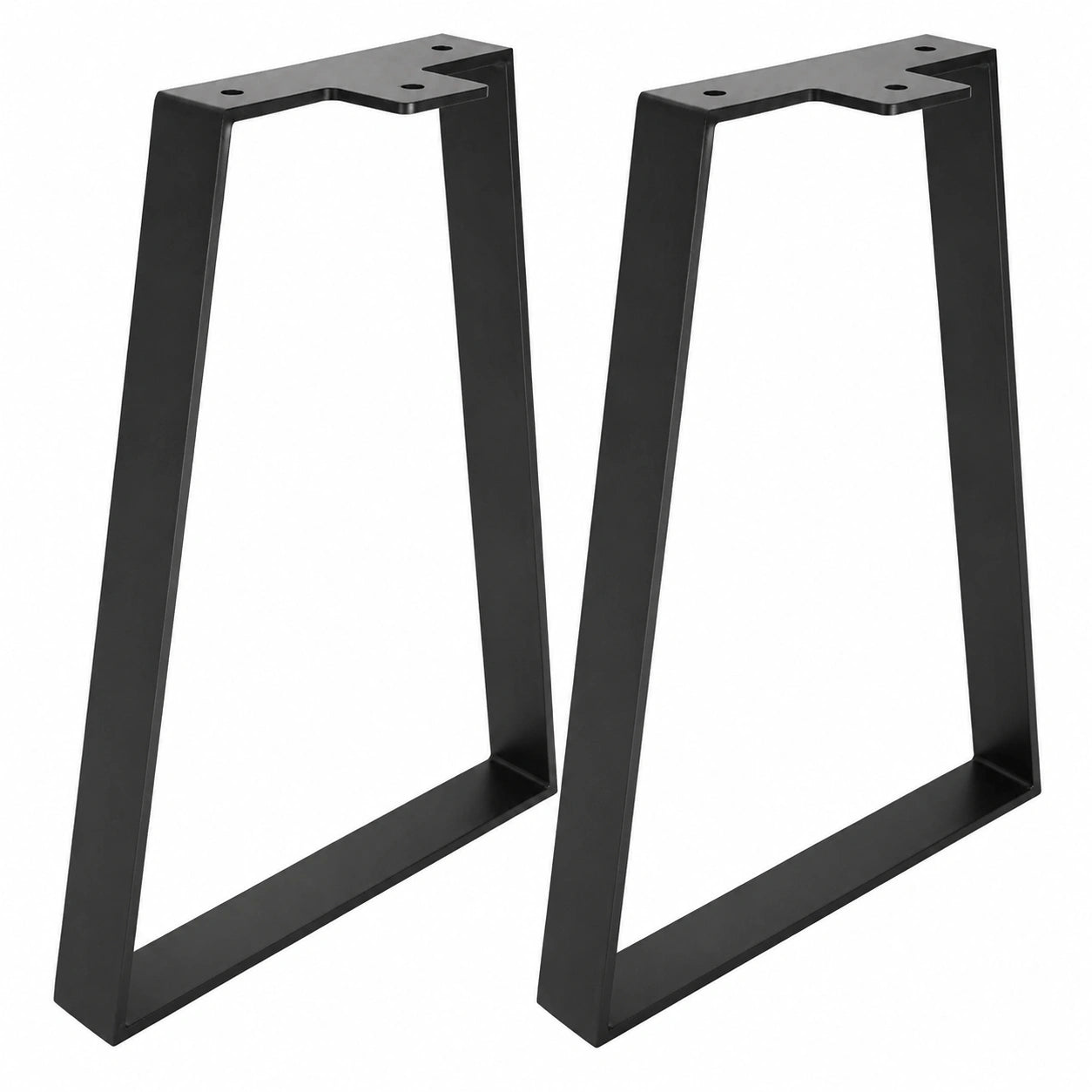 Pieds de Table M¨¦talliques Trap¨¦zo?daux pour Bricolage, 35 cm, Lot de 2