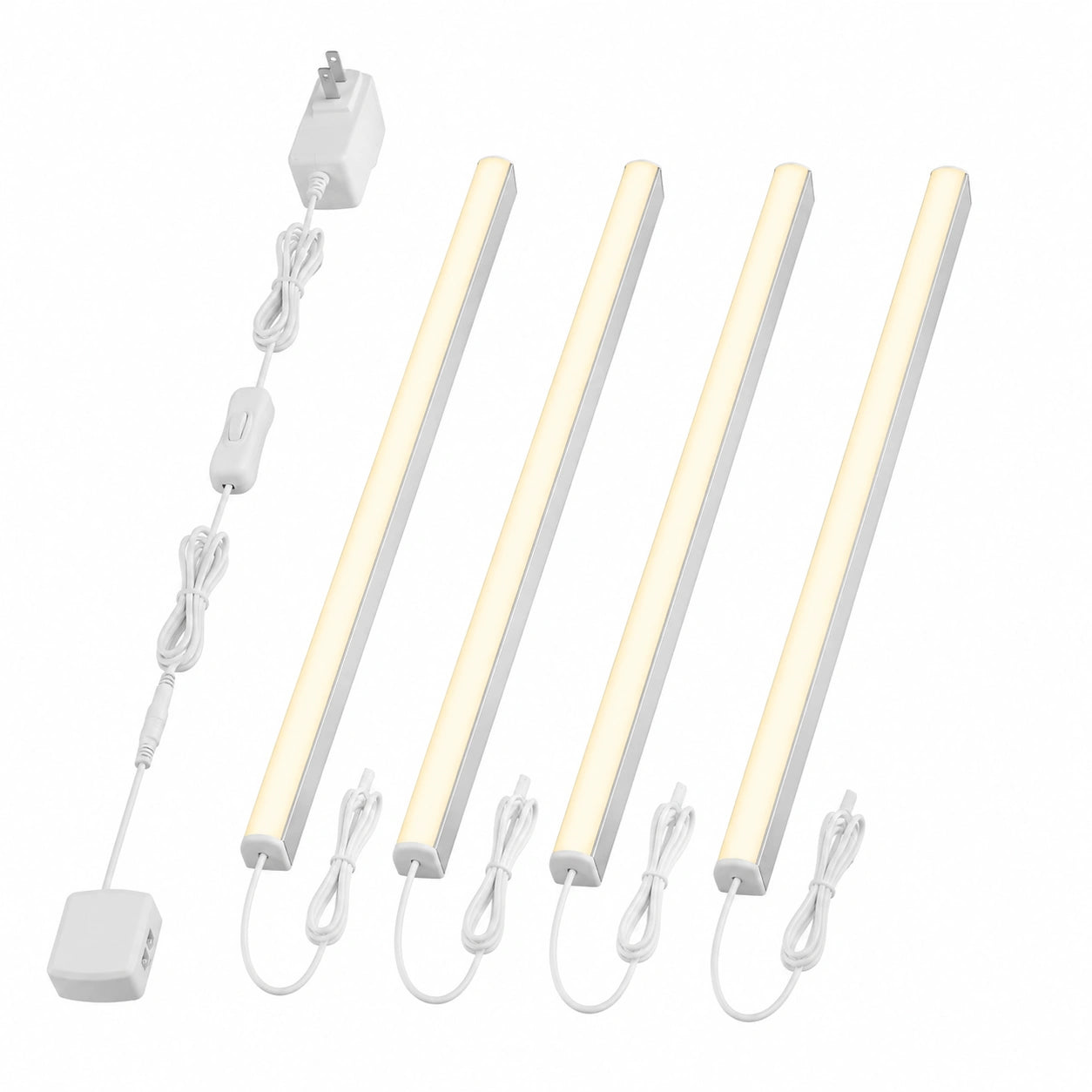 ¨¦clairage LED Sous Meuble, Lumi¨¨re Blanche Chaude pour Cuisine et Placards