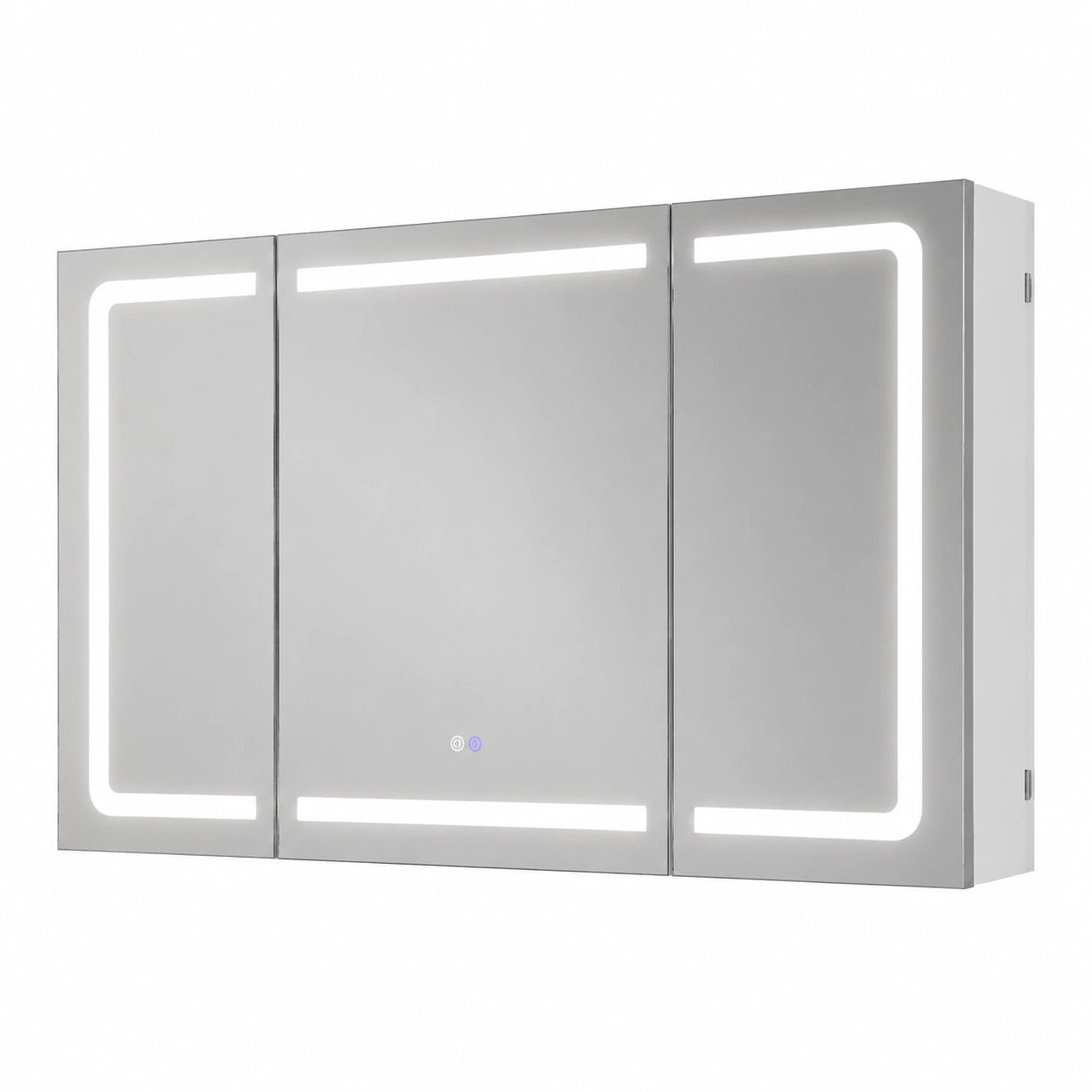 Armoire de Salle de Bain avec ¨¦clairage LED et Fonction Anti-Bu¨¦e