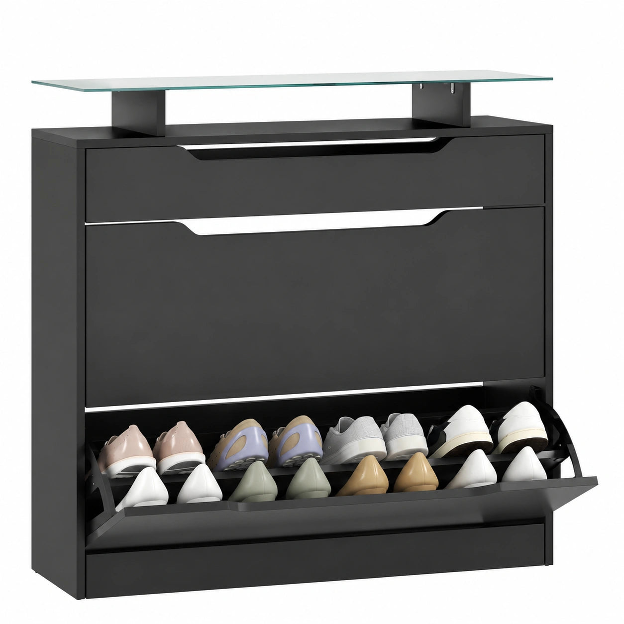 Meuble de Rangement pour Chaussures avec Tiroirs et ¨¦tag¨¨re R¨¦glable