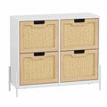 Armoire ¨¤ chaussures moderne 4 portes avec ¨¦tag¨¨res ajustables
