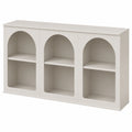 Buffet moderne avec compartiments ouverts et arcs d¨¦coratifs