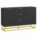 Buffet de cuisine contemporain avec ¨¦tag¨¨res r¨¦glables et tiroirs coulissants