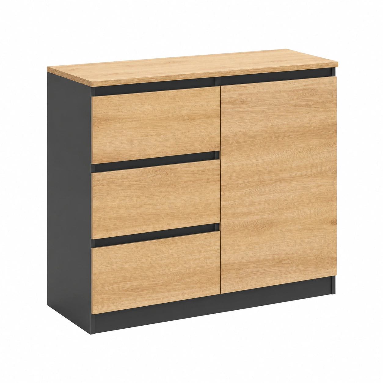 Buffet moderne avec porte et tiroirs pour salon ou cuisine