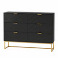 Commode ¨¤ 6 tiroirs ¨¦l¨¦gante pour int¨¦rieur moderne