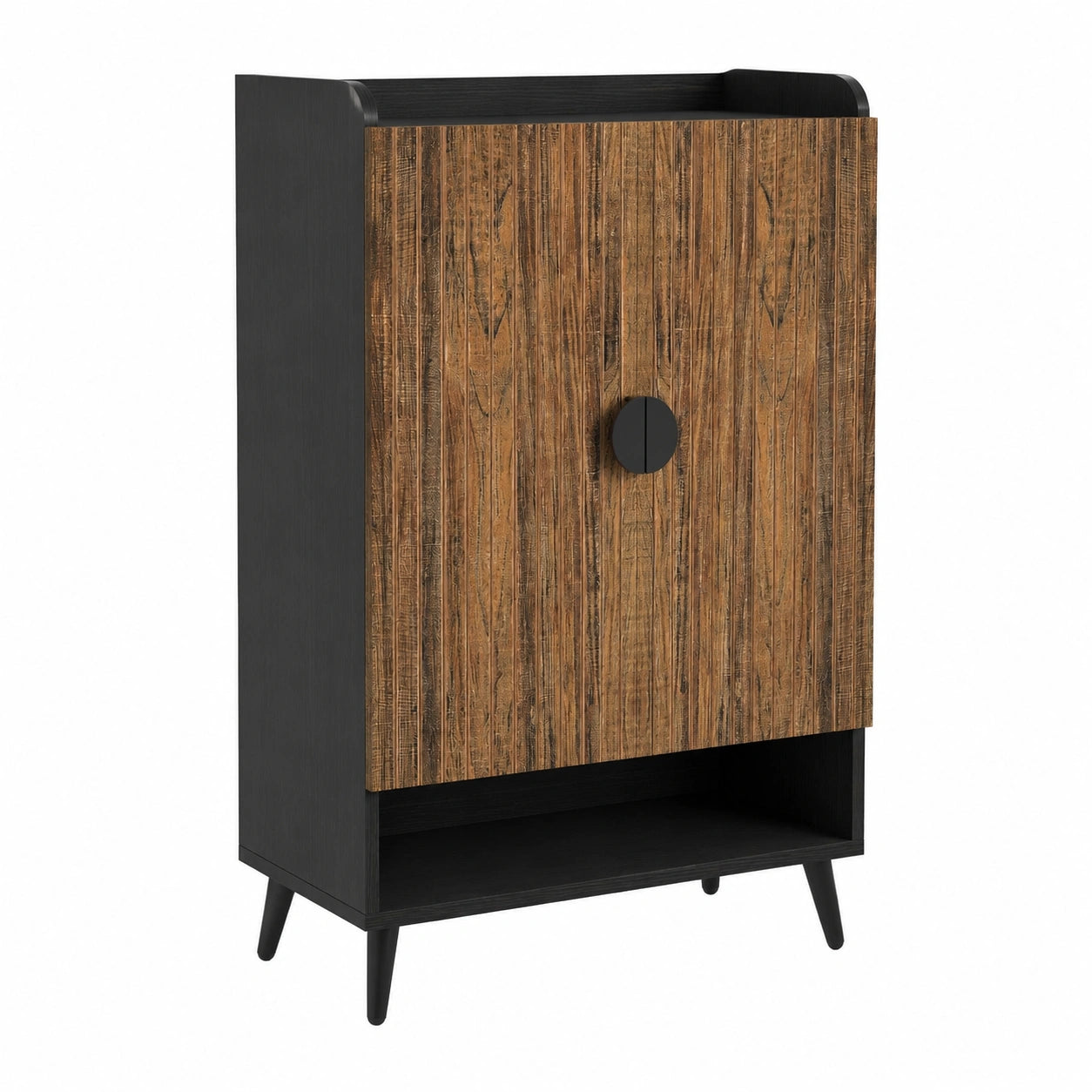 Armoire ¨¤ chaussures avec ¨¦tag¨¨res r¨¦glables en bois pour entr¨¦e